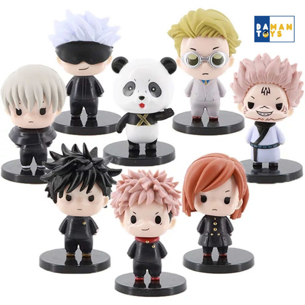 Figure Anime jujutsu Kaisen Gojou Satoru Itadori Fushiguro