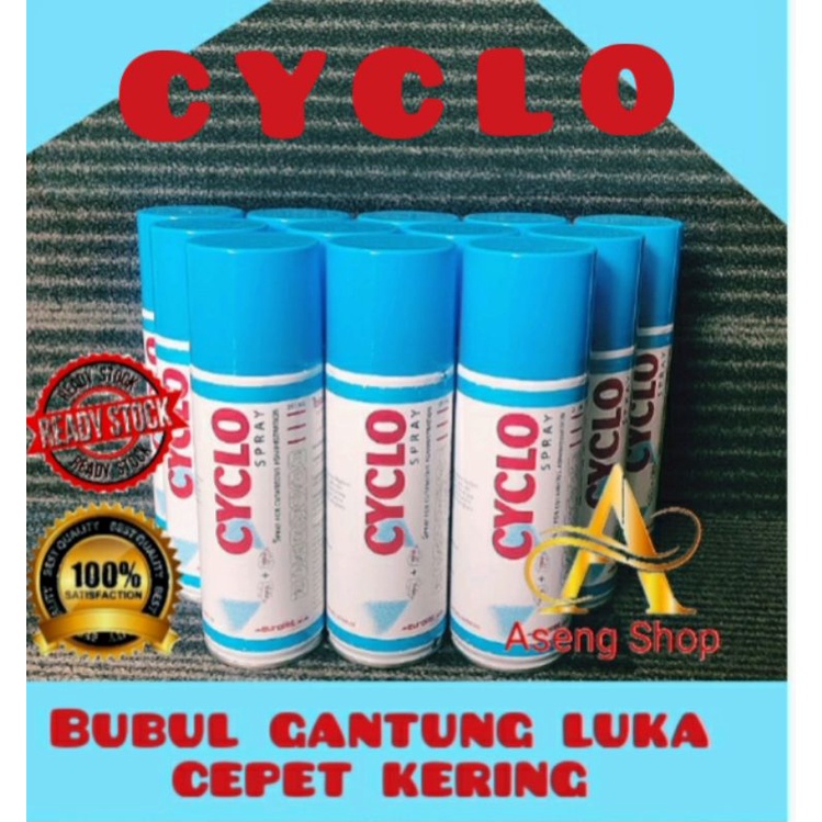 Dimasstorr Cyclo Spray, 200Ml Obat Ayam ( Obat Pengering Luka Dan Bubul Gung )
