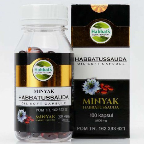 Habbatussauda Sehat Nabawi 100 Oil Soft Capsule | Minyak Jintan 100 Kapsul