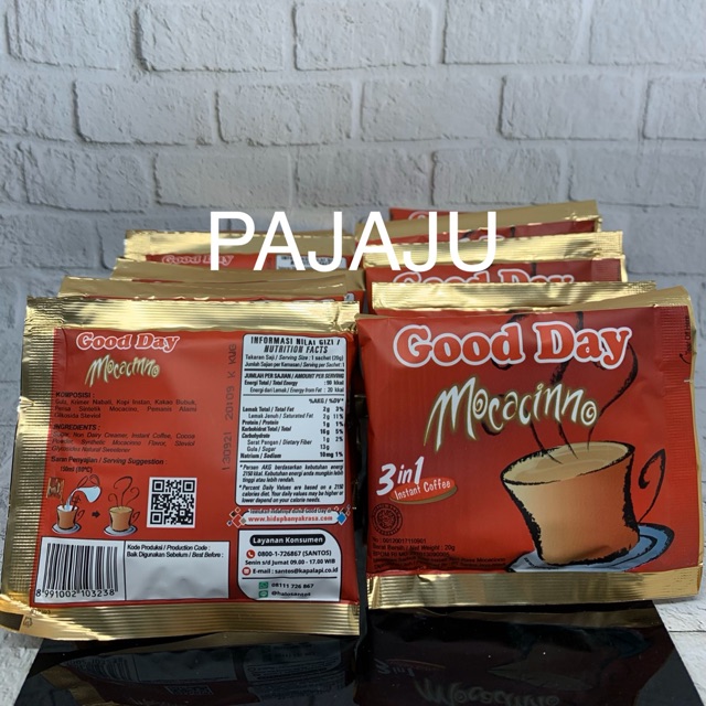 

Kopi Goodday Mocacinno 20g renceng sachet PROMO Murah