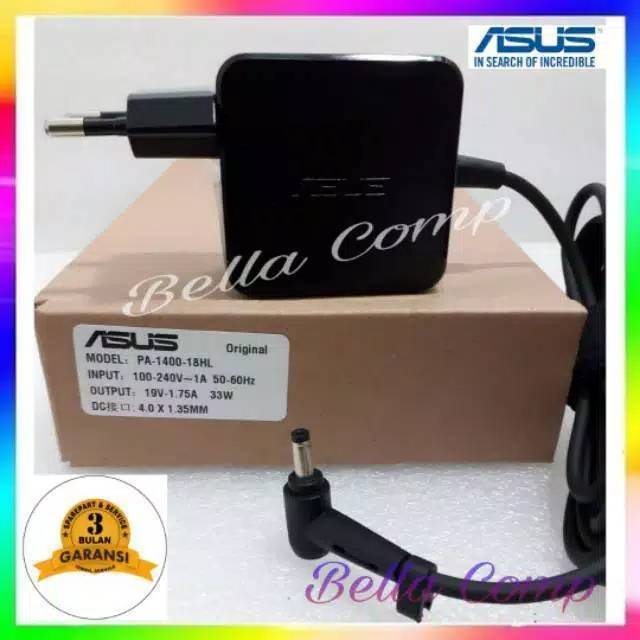 CHARGER NOTEBOOK/LAPTOP ASUS F201E X200MA S200E X202E Q200E X200 X441S X441U X441M X441N X441B X453 X453M X200CA  Asus Vivobook F201E Series S200E Series 19V 1.75A Original
