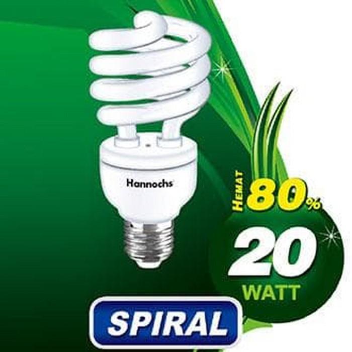 Lampu Hannochs Spiral 20w 20 watt XP LV low voltase