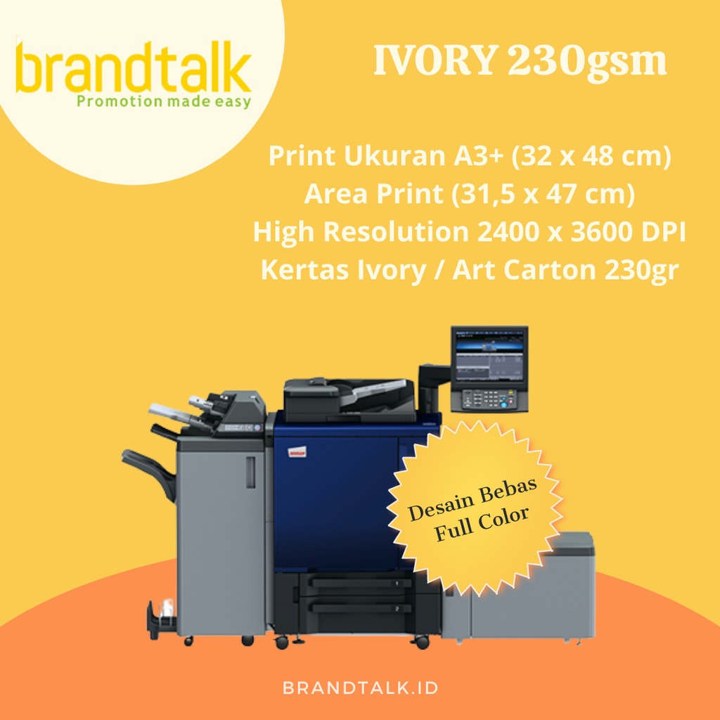 

Cetak Print On Demand Kertas Art Carton 230 gr Ukuran 32,5 cm x 48 cm