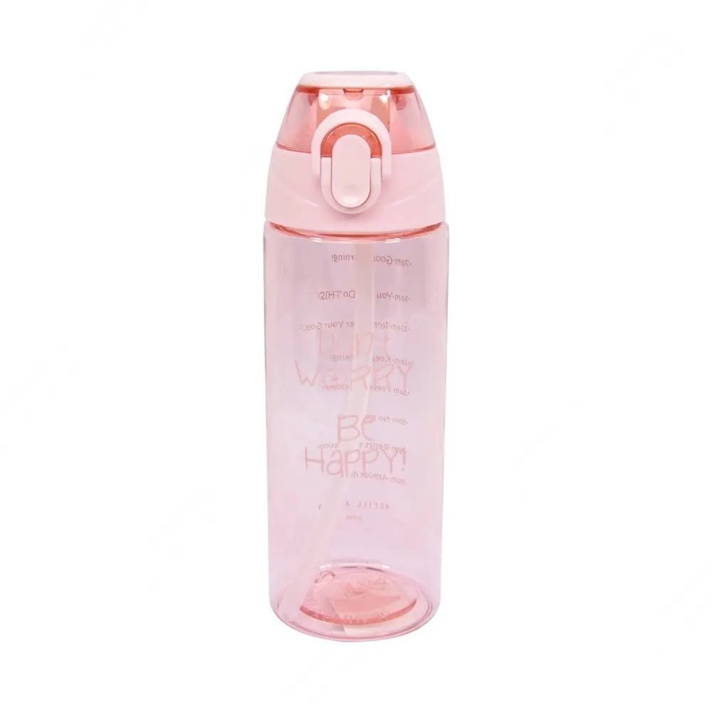 ace Kris 600 Ml Botol Minum One Push Lid - Pink