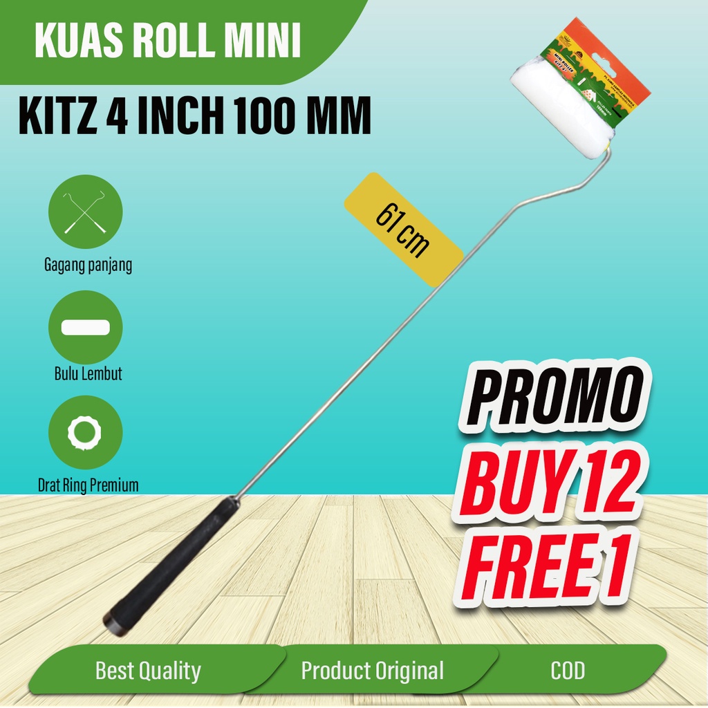 Kuas Mini Roller Roll Cat Tembok Kitz Murah jakarta