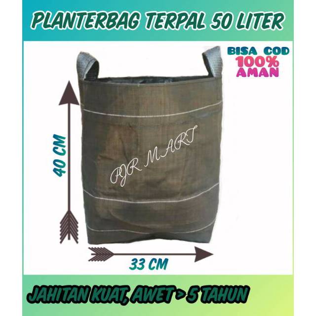 PLANTER BAG 40 X 33 PLANTERBAG TERPAL  POT  TANAMAN  Shopee 