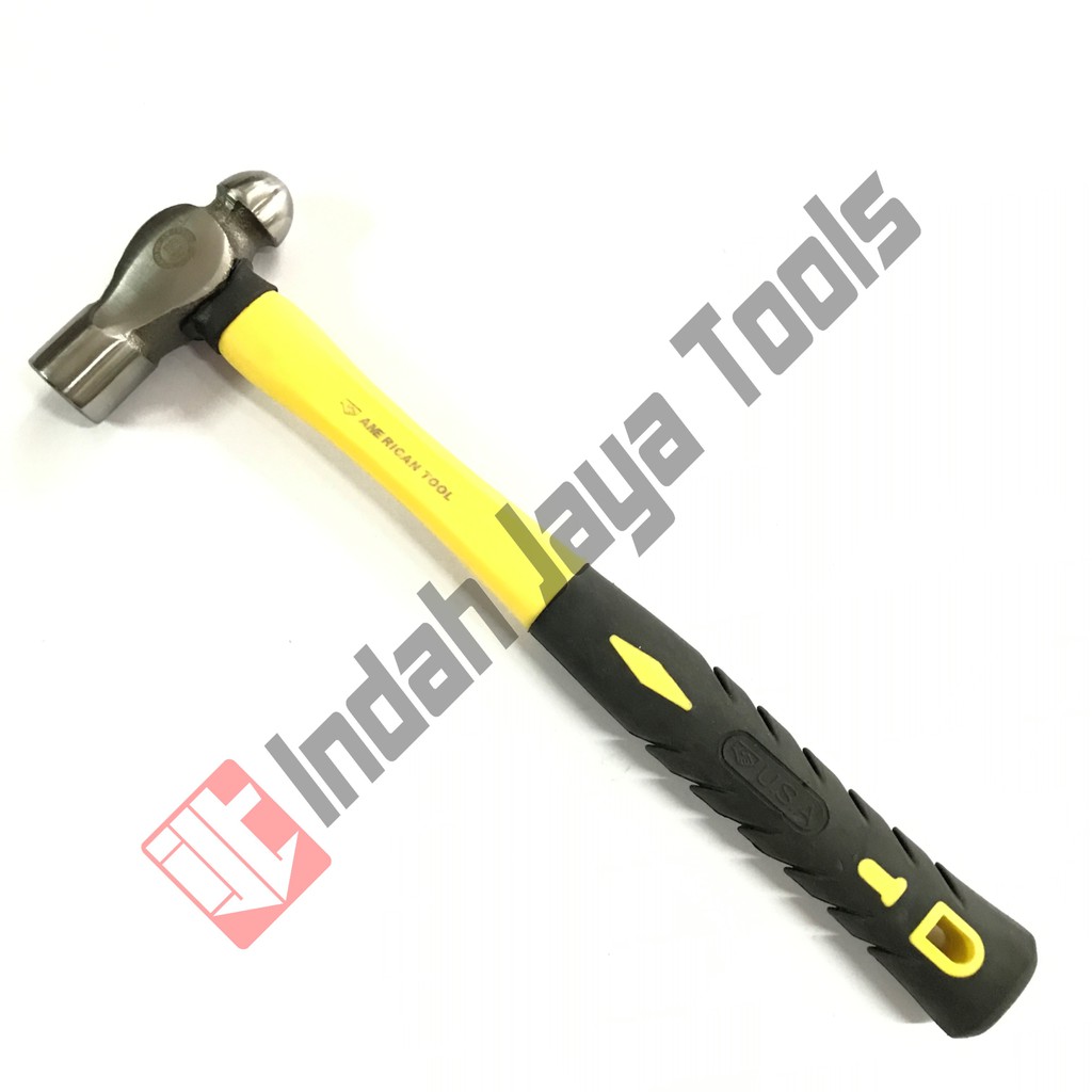 Palu Konde 8 oz 1/2 LB AMERICAN TOOL Gagang Fiber - Ballpoint Hammer