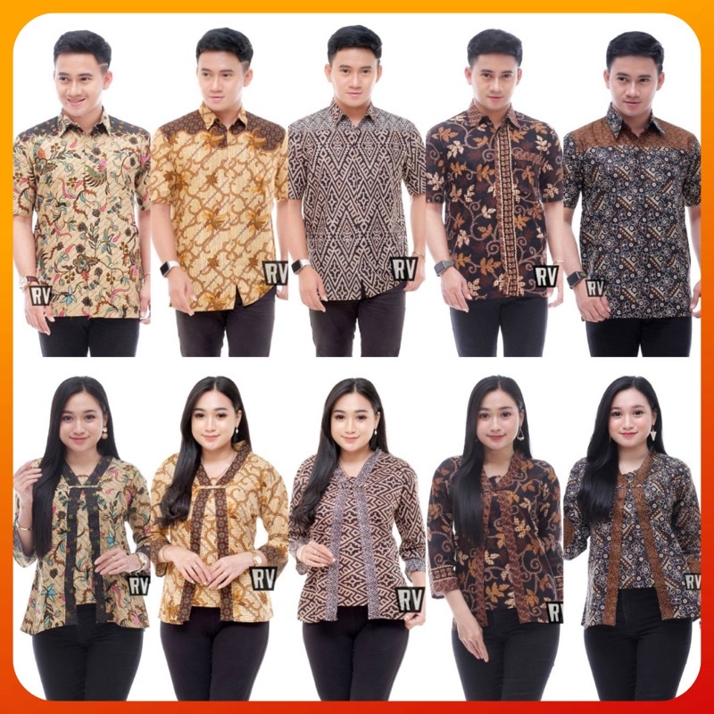 Batikid - Maura Couple - Sania Ruffle Batik Couple Seragam Batik Garansi Termurah Shopee