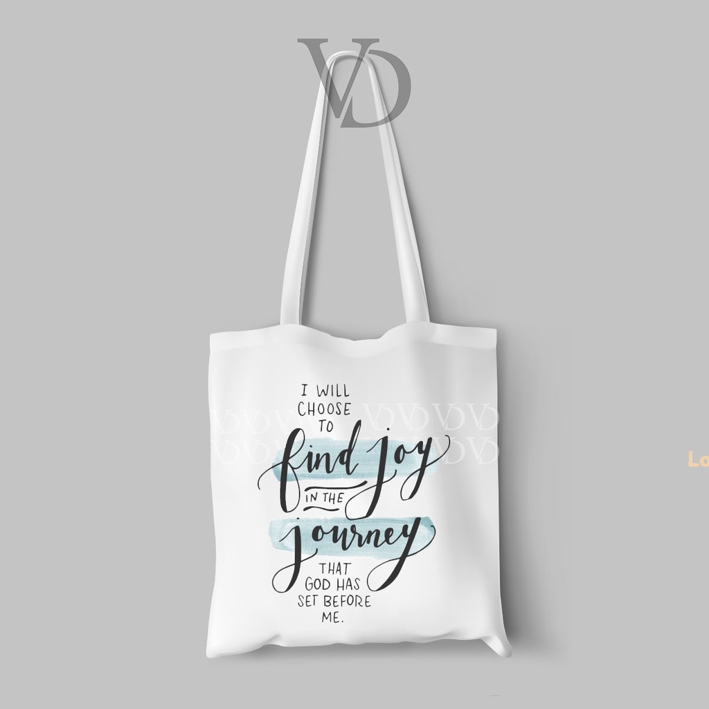 TOTE BAG QUOTES MUKA TERBARU / AESTHETIC TOTE BAG / TAS BELANJA KEKINIAN