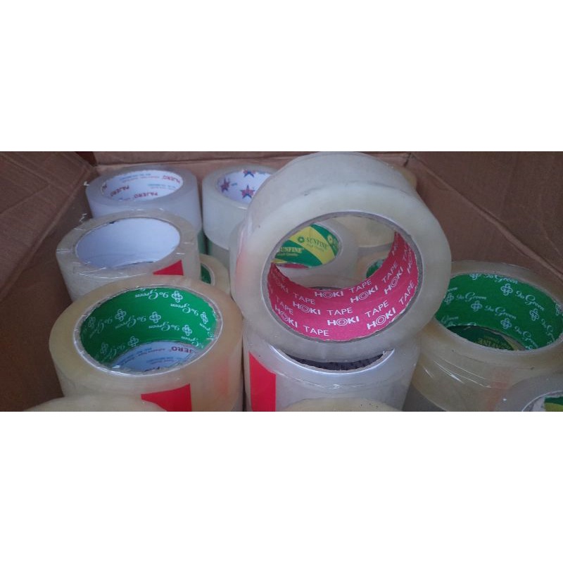 

lakban kiloan bening 1 kg isi 6-7-8