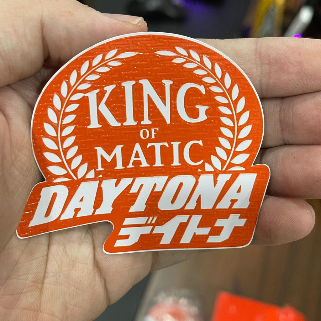 CUTTING STICKER STIKER DAYTONA KING OF MATIC