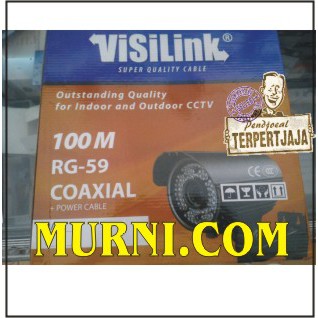 kabel cctv outdoor coaxial rg59 RG-59 visilink 1 rol 100 meter