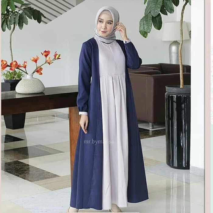 Amel Pastel Teen by Rins "Gamis Remaja Muslimah" KIRANA MAXI | BAJU GAMIS MUSLIM | DRESS MUSLI 68NEU