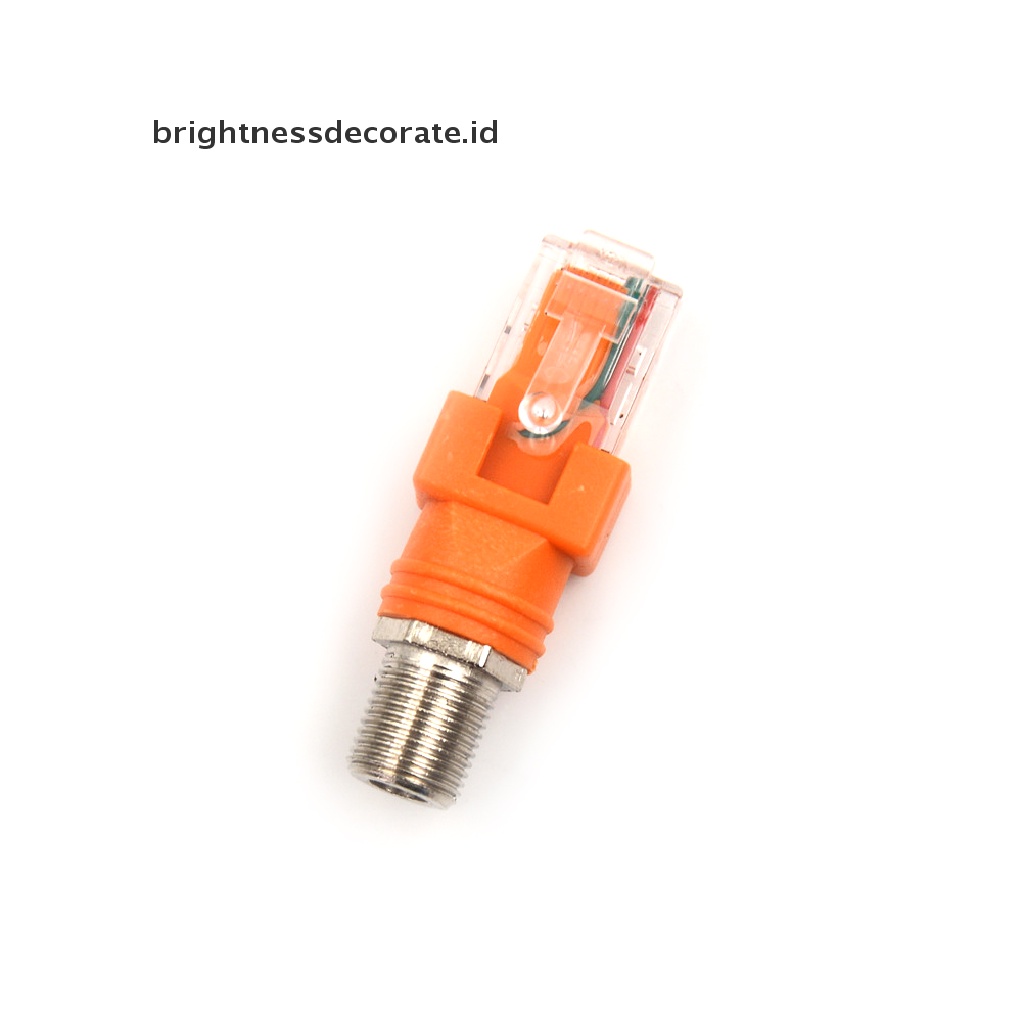 Adapter Konektor Coupler Barel Coaxial Rj45 Ke Rf Female Ke Rj45 Male