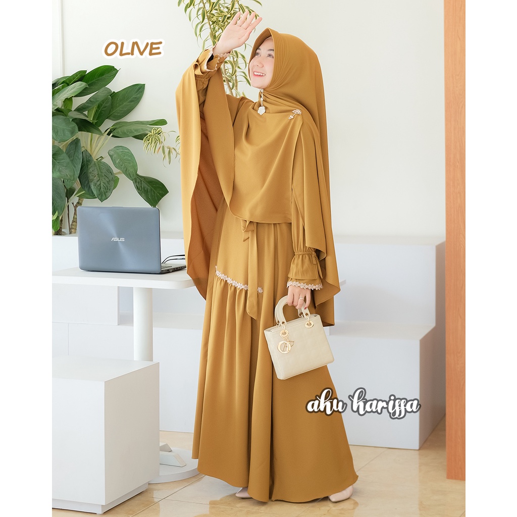 Gamis Aku Karissa Original - Gamis Lebaran Zaina Syari-8