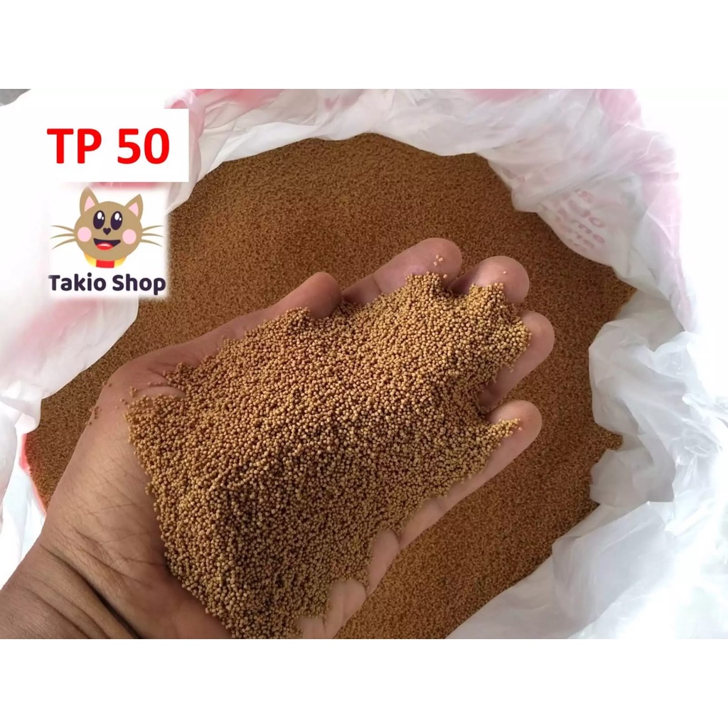 Pelet benih ikan Super TP 50 High Protein 40% untuk Semua Jenis Ikan 5kg pakan ikan apung