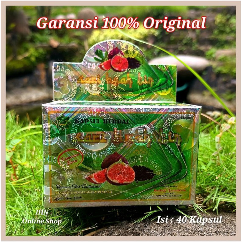 Kapsul Sari Buah Tin Asli Original / Obat Asam Urat Kolesterol Ampuh / Obat Pegal Linu Nyeri Otot Tu