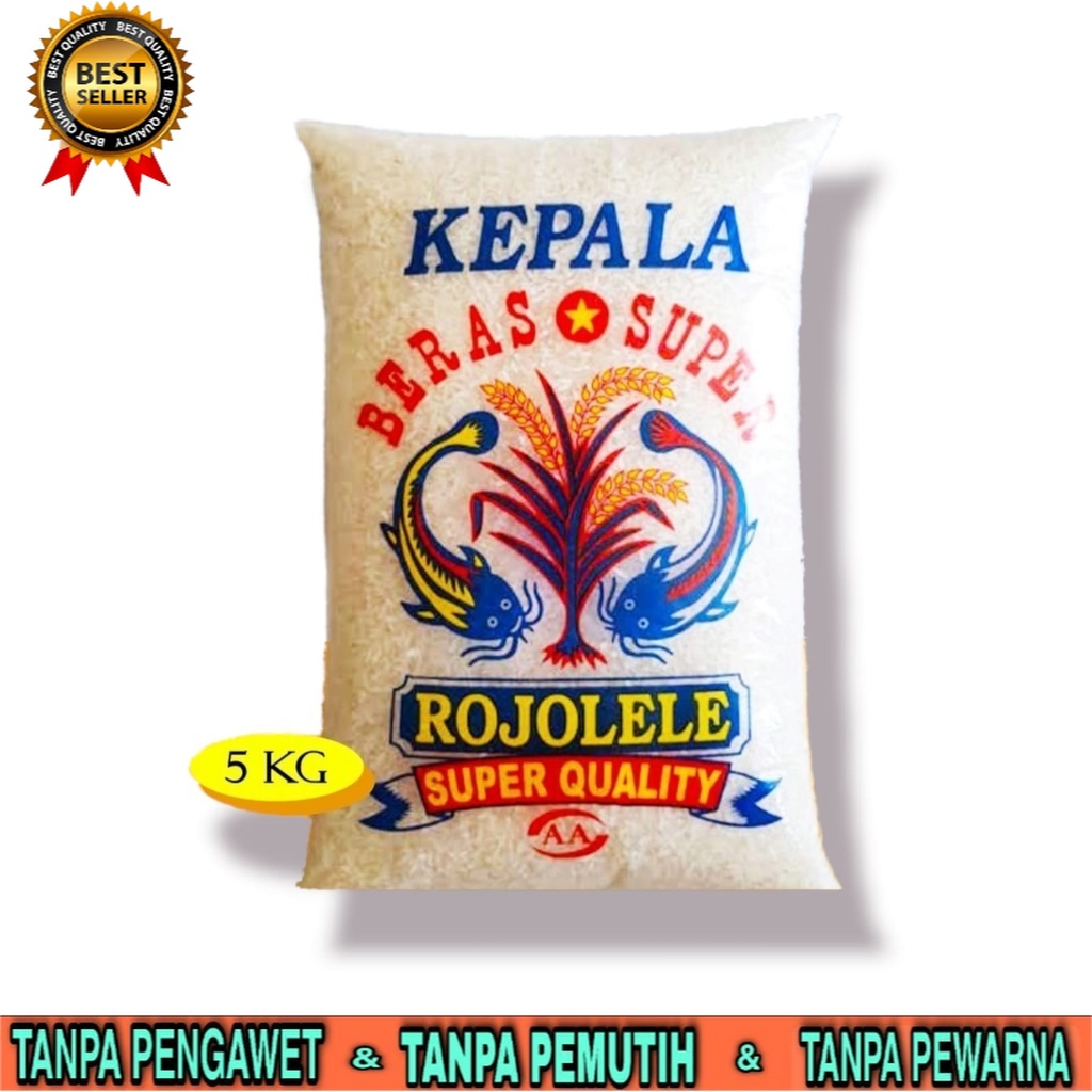 Jual Beras 5kg Rojolele Super Beras Premium Rojolele Pulen Beras 5kg