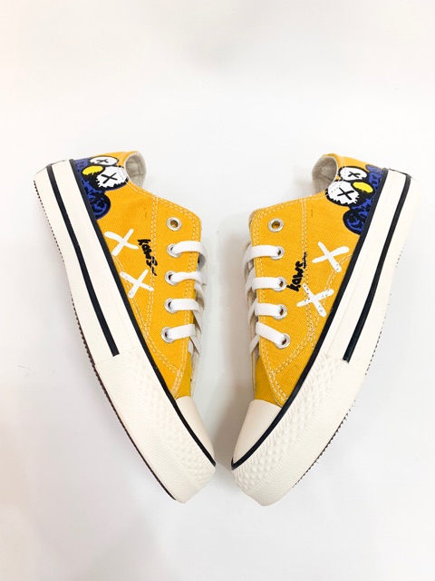 SEPATU CONVERSE CLASSIC KUNING x KAWS | MADE IN VIETNAM-4