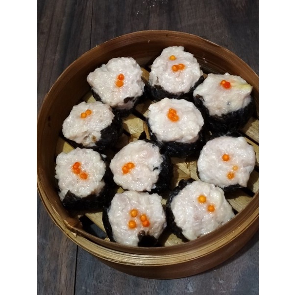 

SYOMAY NORI SYOMAY RUMPUT LAUT DIMSUM AYAM DIMSUM HALAL JAKARTA (10PCS)