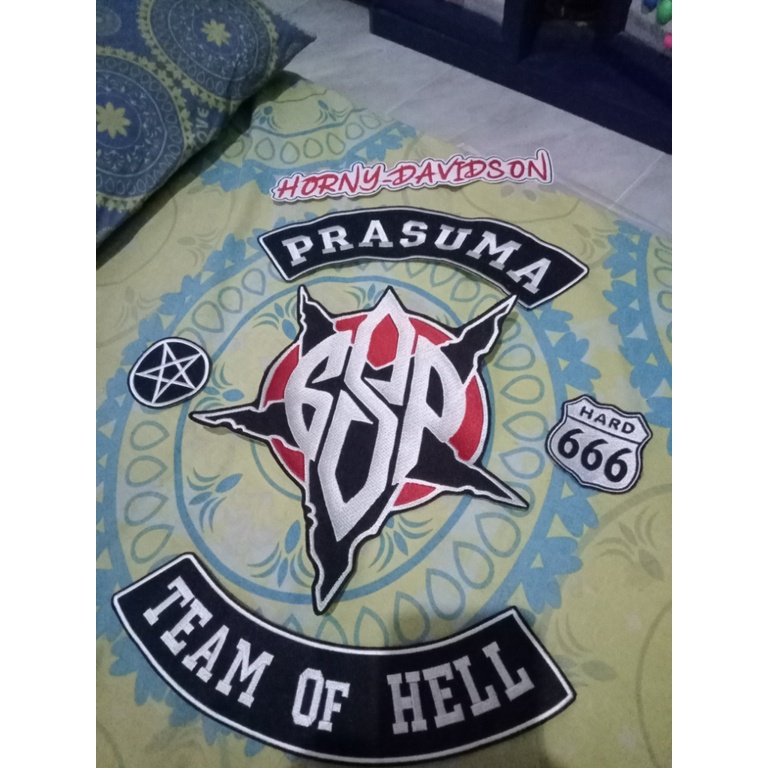 BORDIR KUSTOM PATCH LOGO BESAR CUSTOM LOGO SENDIRI BEDGE BET EMBLEM KOMUNITAS