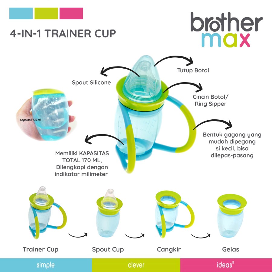 Brothermax 4 in 1 trainer cup