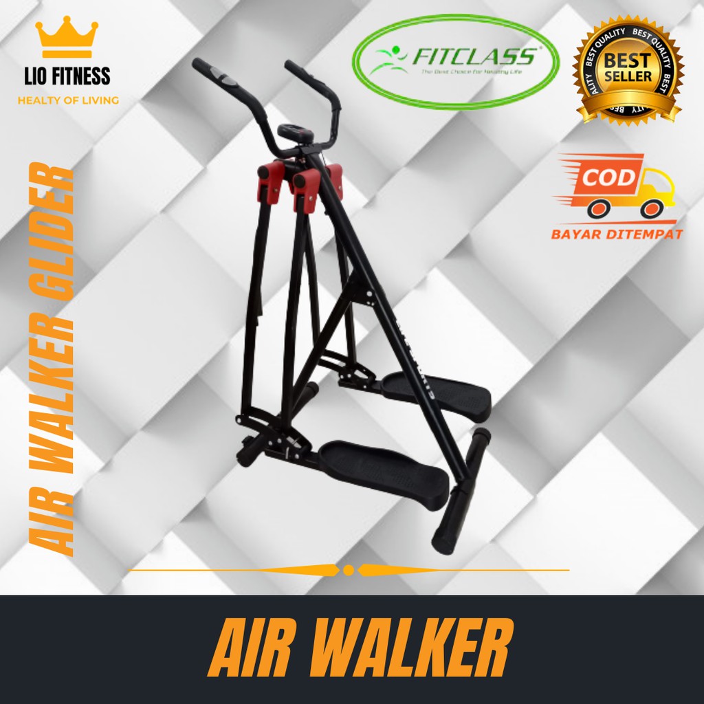 Alat fitness olahraga lari AIR WALKER murah Fitclass bergaransi resmi bisa COD