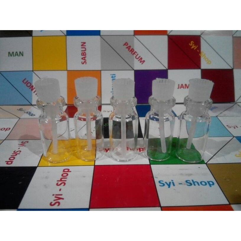 Botol Kaca Tester Parfum 4ml Harga / 100 pcs