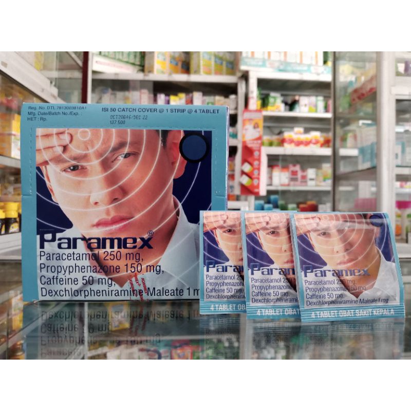 Paramex 1 Strip @4 Tablet | Obat Sakit Kepala - ED 03/2025