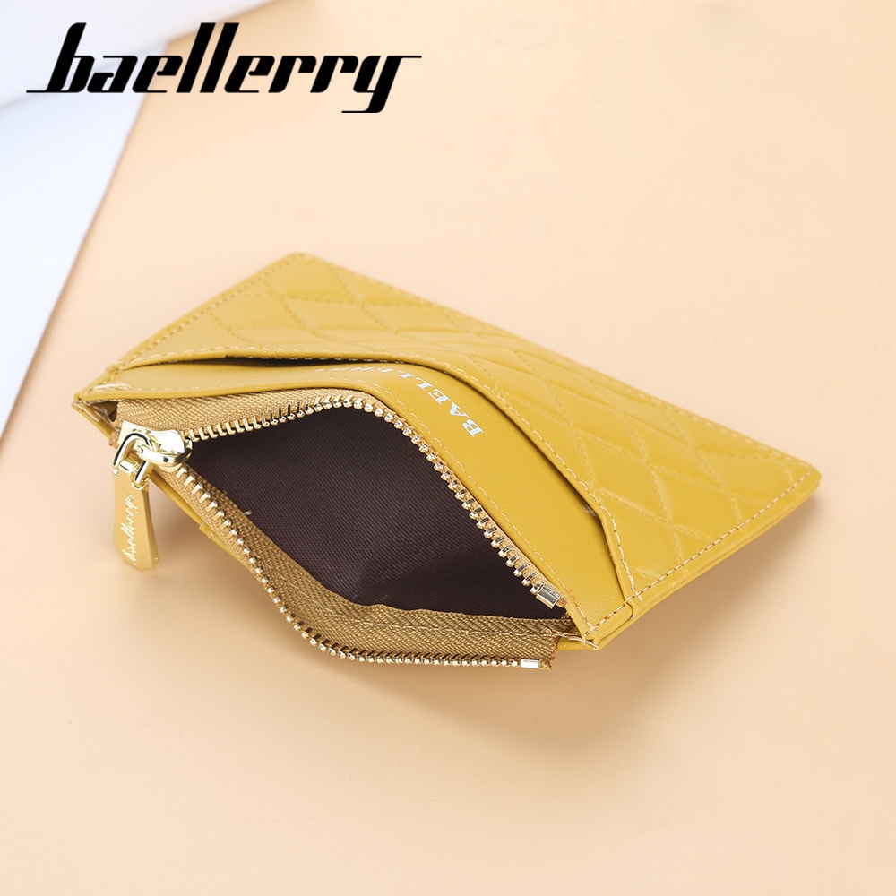 BAELLERRY NR079 Dompet Kartu Wanita Bahan Kulit PU Leather Premium WATCHKITE WKOS