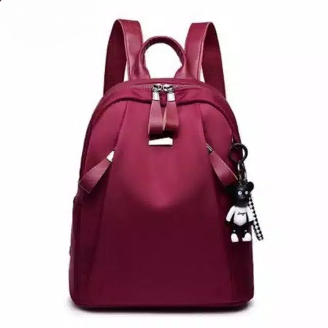 Charyatink - Tas Ransel Backpack Fashion Wanita Murah Bahan kanvas polyester terbaru