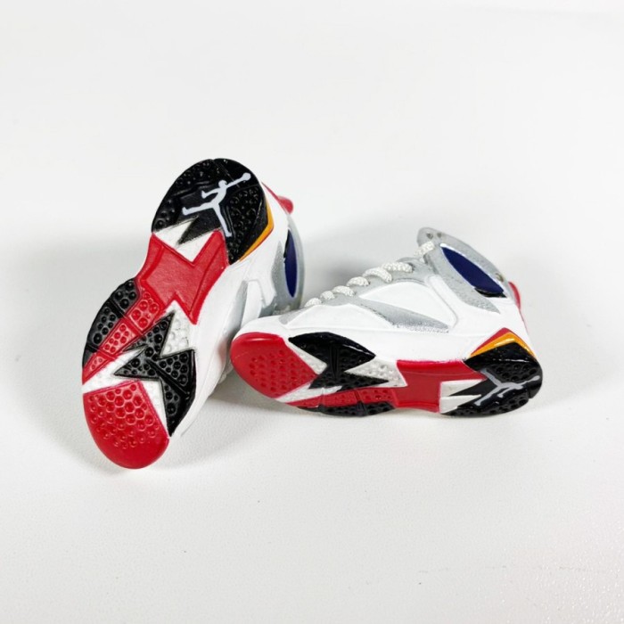 AIR JORDAN 7 AJ7 OLYMPIC 3D SNEAKERS KEYCHAIN MINIATUR