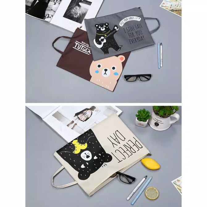 

Sale Pouch Bag/Tas Buku & Alat Tulis/Creative Funbag/Bag Portable A4 File Terbaru