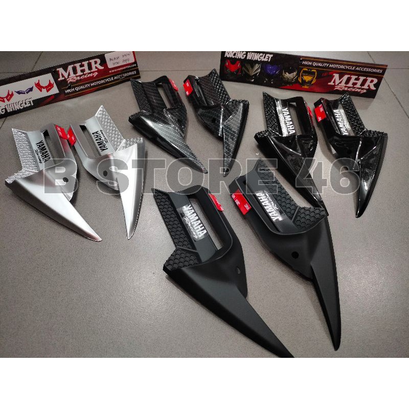 winglet winlet aerox new 2021 winglet mhr aerox new 2021 plastik abs pnp