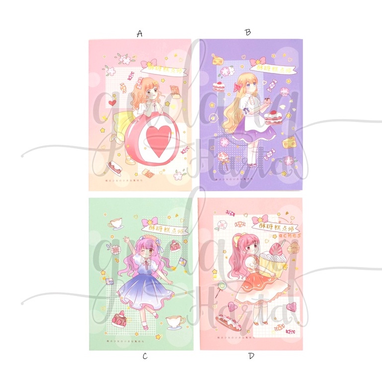 

GCC Notebook A5 Sweet Chef Girl Buku Tulis Motif Memasak GCC 308086