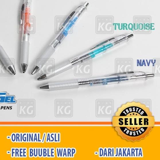 

☟ Pentel Infree Energel Pulpen Gel Ballpoint 0.5mm / 0.7mm Transparan - 0.5 mm, Navy ℗