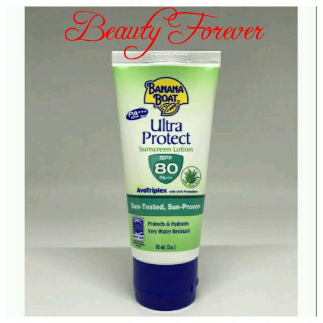 BANANA BOAT ULTRA PROTECT SUNSCREEN LOTION SPF80