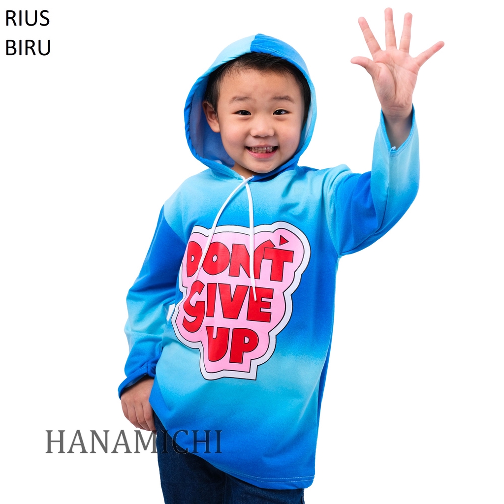 Hanamichi RIUS Hoodie Anak Sablon Lengan Panjang