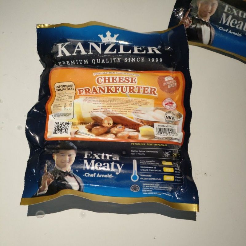 

PROMO KANZLER SOSIS CHEESE FRANKFURTER 5 PCS