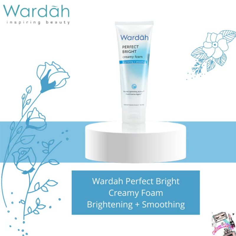 ☃Cutezz_Ching1☃&quot;New&quot;Wardah Perfect Bright Creamy Foam Smoothing/Oil Control 100ml