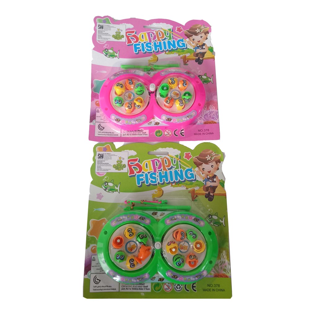 Pancing Pancingan Ikan Magnet Mini Berputar Fishing Game