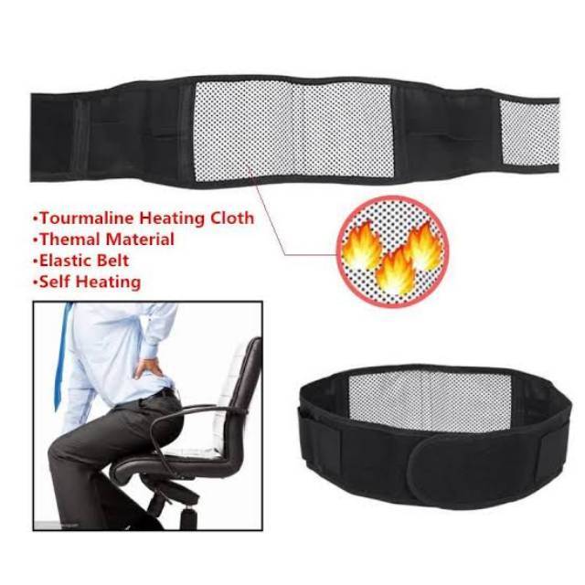 Sabuk Pemanas Pinggang Terapi Pinggang Korset Pria / wanita SELF HEATING BELT Penghangat Pinggang