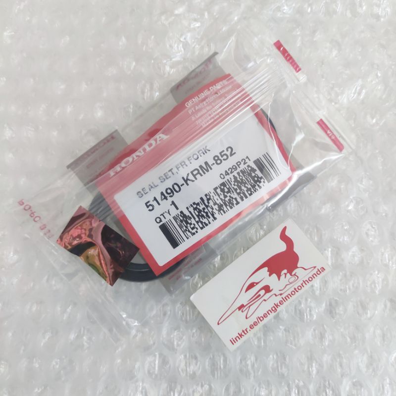 Oil Seal Front Fork Sil Shock Depan Supra GTR PCX Vario 125 CB CBR 150 R Ori AHM 51490KRM852