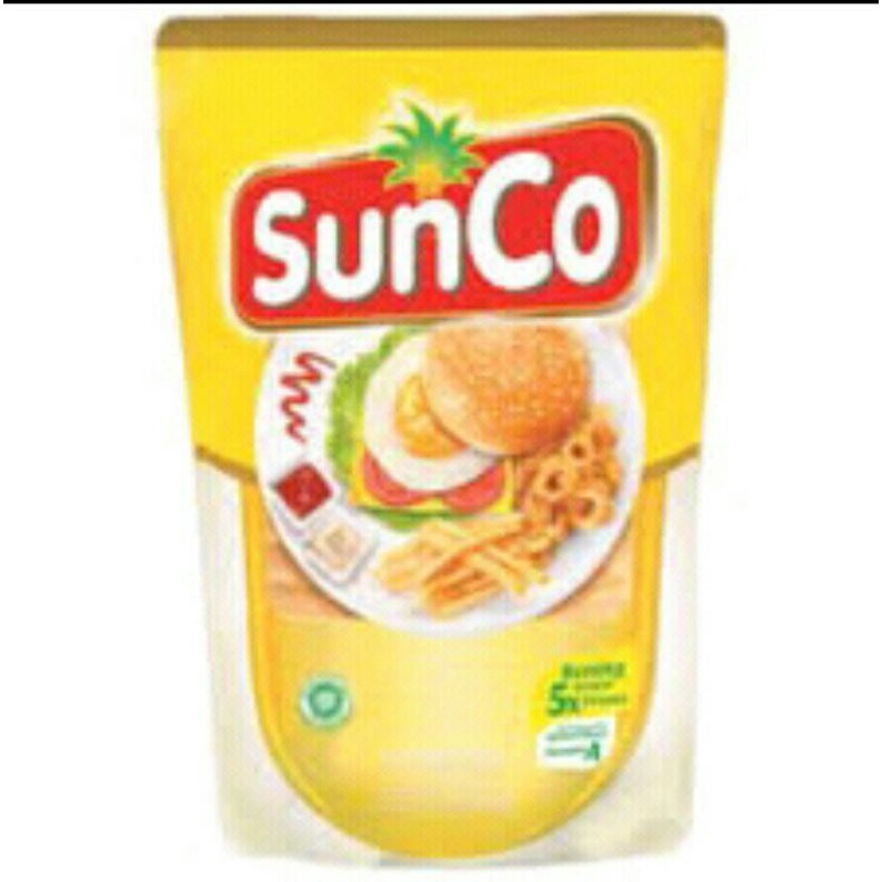 

Minyak goreng sunco 2 liter 1 dus isi 6 pcs