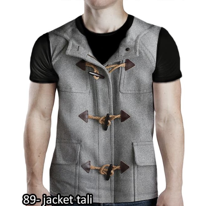 kaos 3d anime superhero JAKET TALI - 89