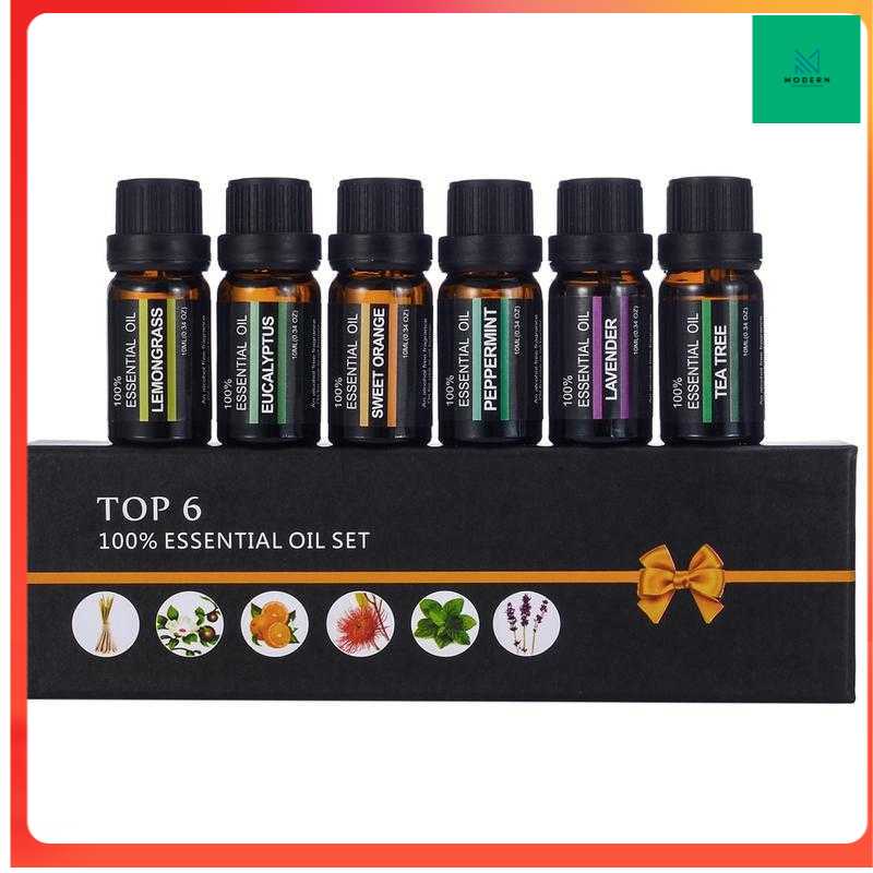 TD-DC Taffware HUMI Set Essential Oils Minyak Aromatherapy 10ml 6PCS - RH-06 0001