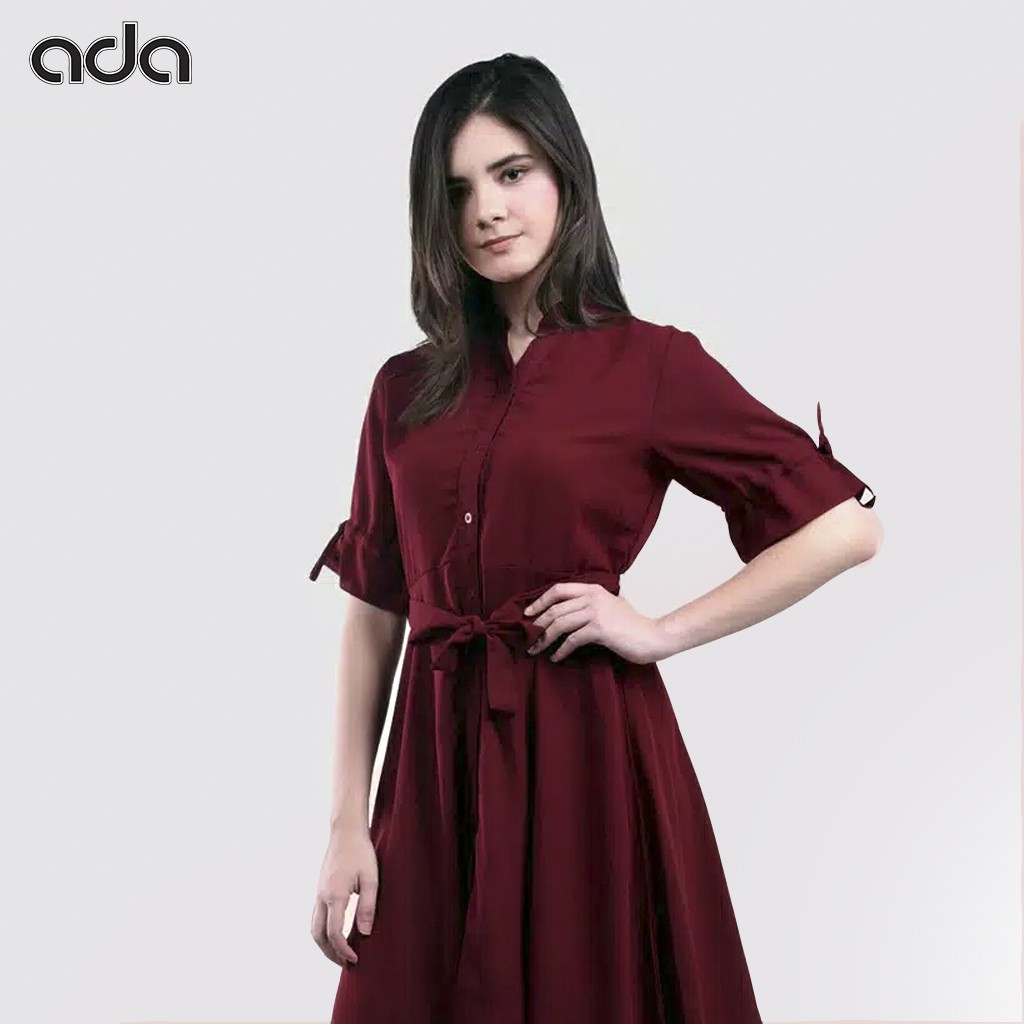 Ada Fashion Baju  Dress Panjang Modern Wanita  Semi Formal 