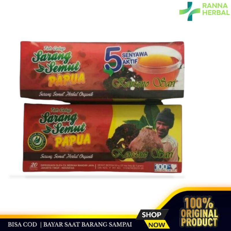

Teh Celup Sarang Semut Papua Asli Kencono Sari