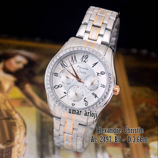 Jam Tangan Wanita Alexandre Christie Ac 2497 BF Original