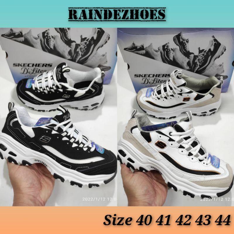 Sepatu Skechers / Sketcher / Skecher Pria / Skecer D'Lites  - Biggest Fan Men